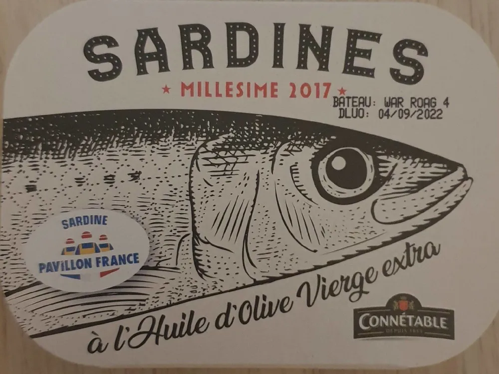 Sardines à l'huile d'olive vierge extra