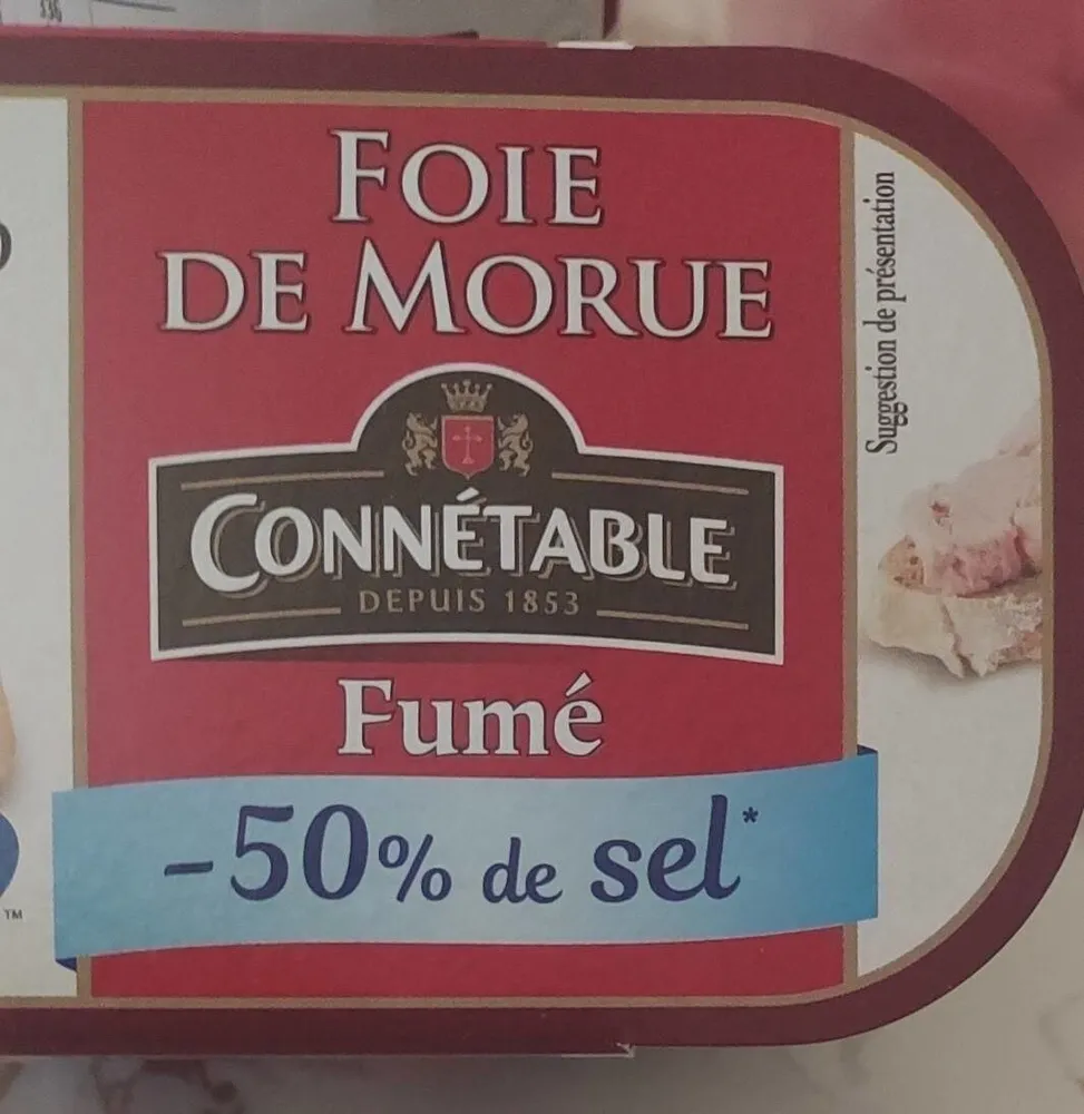 Foie de morue fumé