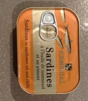 Sardines à l'huile de tournesol et au piment