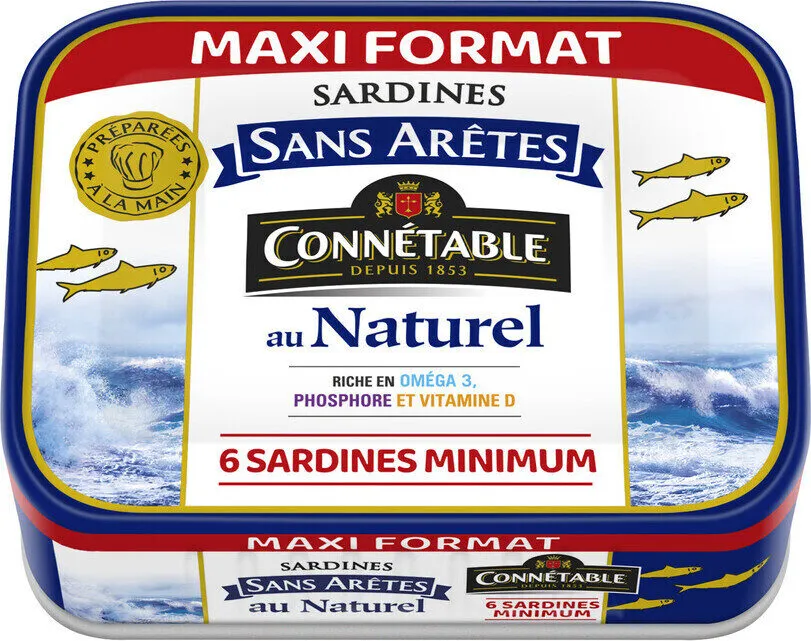 Sardines sans arêtes