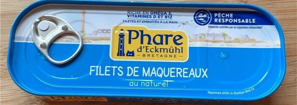 Filets de maquereaux au naturel