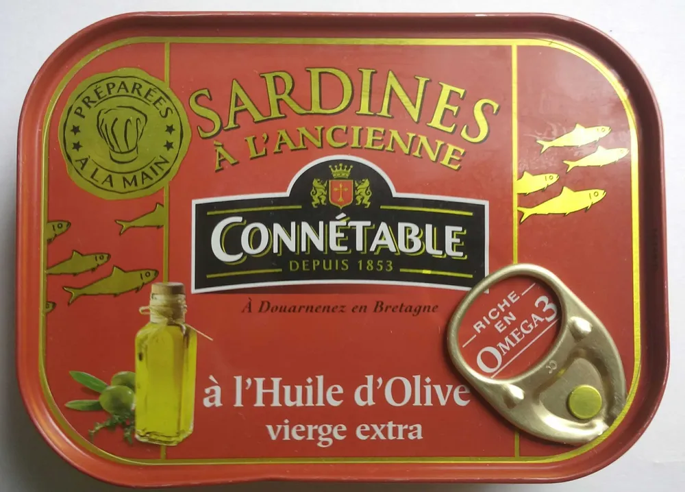 Sardines à l'ancienne à l'huile d'olive extra