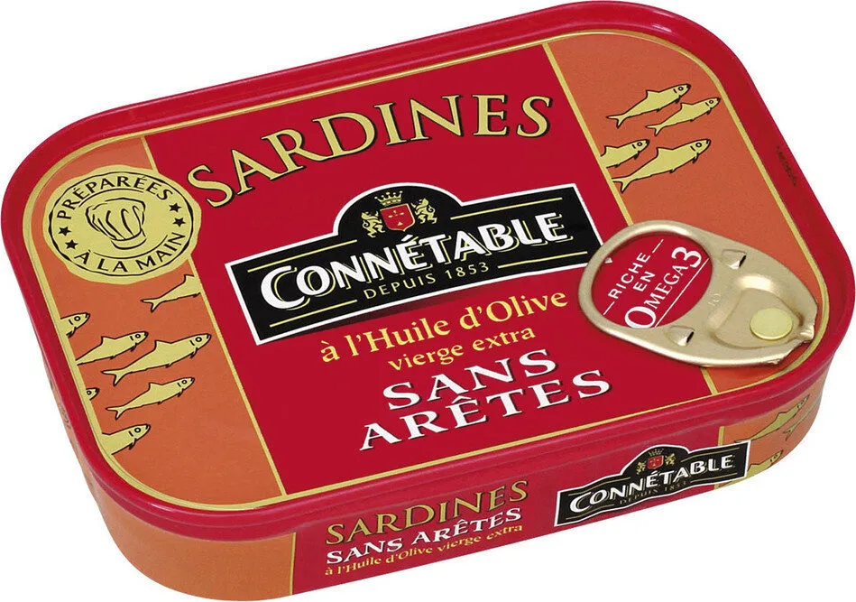 Sardines sans arêtes huile  olive v.e. CBLE 115g