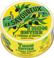 Thon albacore à l'huile d'olive LE SAVOUREUX 80g