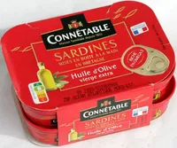 Sardines à l'huile d'olive vierge extra, lot de 2