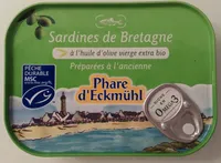Sardines de Bretagne à l'Huile d'Olive Vierge Extra Bio