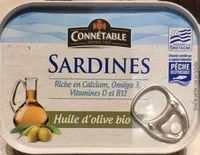 Sardines à l'huile d'olive bio