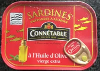 Sardines préparées à la main à l'huile d'olive extra vierge