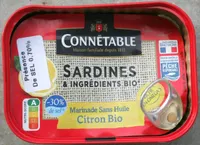 Sardines marinade sans huile citron bio