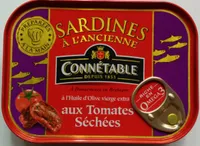 Sardines à l'Ancienne à l'Huile d'Olive vierge extra aux Tomates Séchées