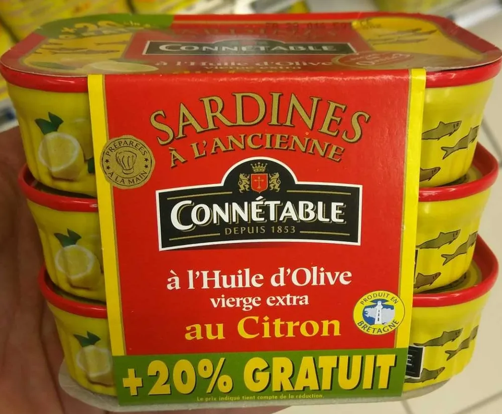Sardines au Citron (+ 20% GRATUIT)