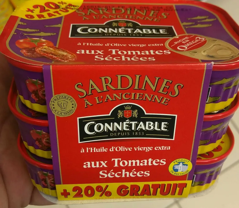 Sardines à l'ancienne aux Tomates Séchées