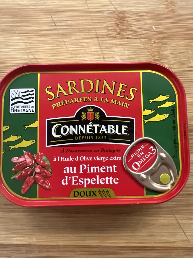 Sardines au Piment d'espelette doux