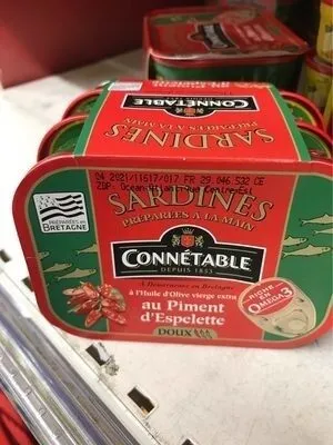 Sardines au piment d'Espelette Connétable