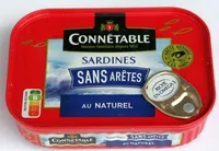 Sardines sans arêtes au naturel