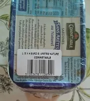 Sardines sans arêtes au naturel
