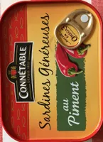 Sardines genereuses Connetable Au piment