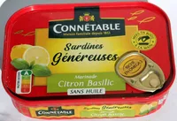Sardines marinade citron basilic sans huile