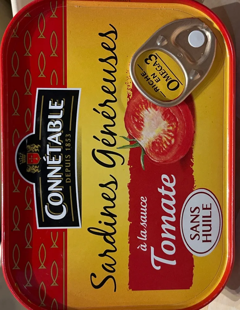 Sardines généreuses à la tomate sans huile