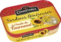 Sardines généreuses à l\'huile de tournesol