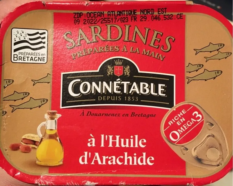 Sardines à l'huile d'arachide