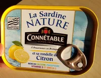 La Sardine Nature et sa rondelle de Citron