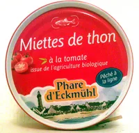 Miettes de thon à la tomate Bio