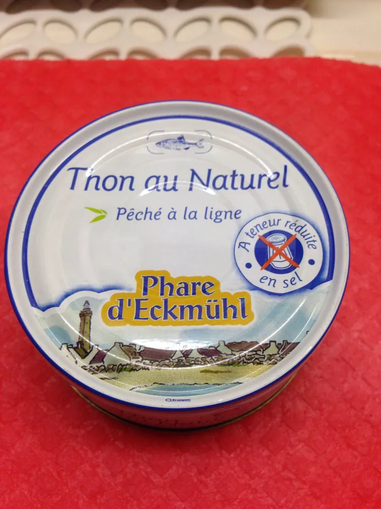 Thon Albacore au naturel à teneur réduite en sel