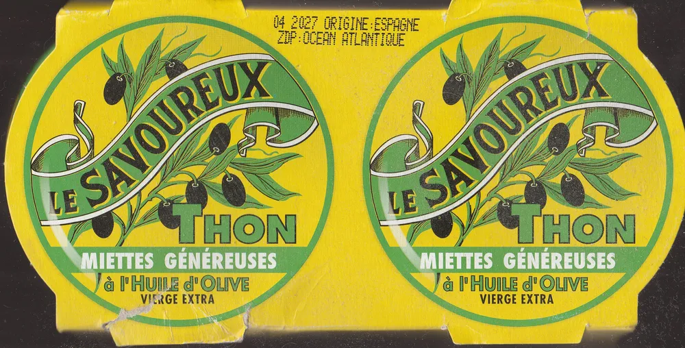 Thon miettes généreuses à l'huile d'olive vierge extre
