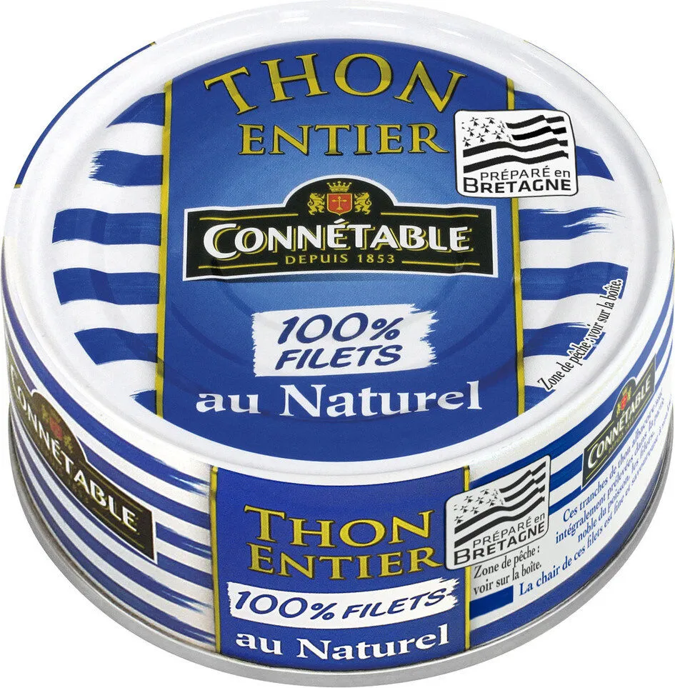 Thon entier naturel
