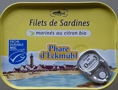 Filets de sardines marinés au citron bio