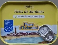 Filets de sardines marinés au citron bio