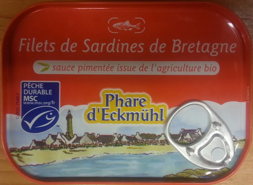 Filets de Sardines de Bretagne, sauce pimentée Bio