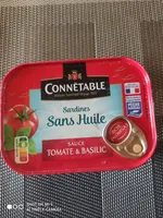 Sardines sans huile sauce tomate basilic