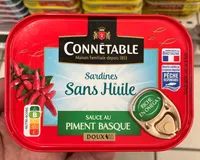 Sardines Sans Huiles Piment Basque