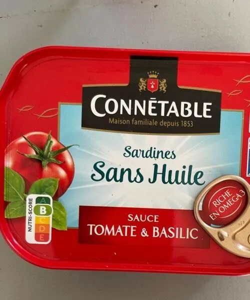 Sardines sans huile
