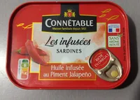 Les infusées sardines huile infusée au piment Jalapeño