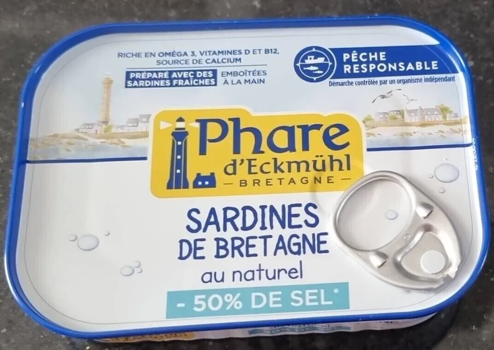 Sardines au naturel