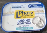 Sardines au naturel