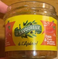 Préparation à tartiner à base de thon listao, piment d’Espelette