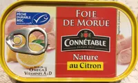 Foie de morue Nature au Citron