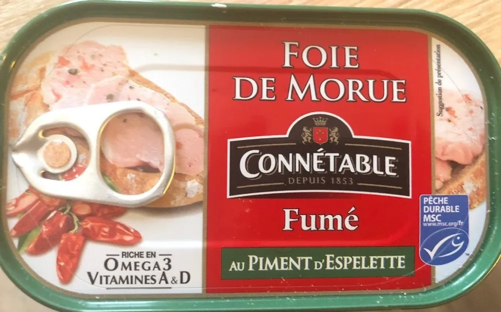 Foie de morue fumé
