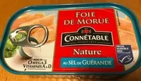 Foie de morue nature au sel de Guérande Connétable