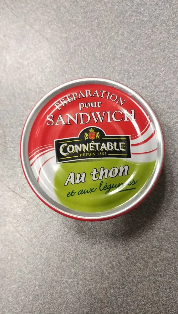 Préparation pour sandwich