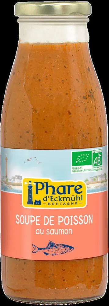 Soupe de poisson au saumon