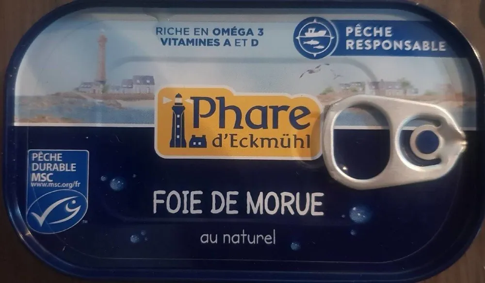 Foie de morue au naturel