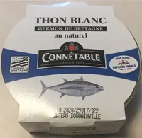 Thon blanc germon de Bretagne au naturel