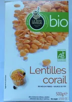 Lentilles Corail Bio