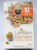 Lentilles blondes précuites 10min