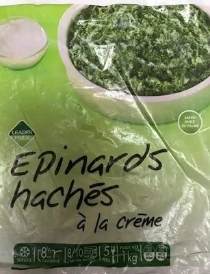 Épinards Hachés à la Crème